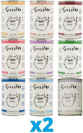 Produktbild von GUSSTO Cat mix Geschmacks - 18 x 400 g