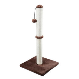 Gaczoo Kratzsäule Katzen Kratzturm mit Sisalstamm und Spielball in Braun – Bild 1 von 1
