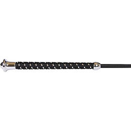 Gagaciso Dressurgerte Equipage mit Silberknauf Schwarz 120 cm – Bild 1 von 3