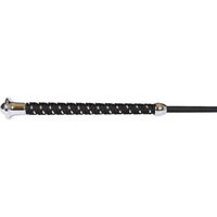 Produktbild von Gagaciso Dressurgerte Equipage mit Silberknauf Schwarz 120 cm