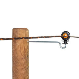 Gallagher Abstand-Ringisolator XDI gebogen 10er Pack Weidezaun Isolatoren aus Kunststoff 18 cm – Bild 1 von 2