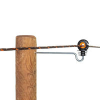 Produktbild von Gallagher Abstand-Ringisolator XDI gebogen 10er Pack Weidezaun Isolatoren aus Kunststoff 18 cm