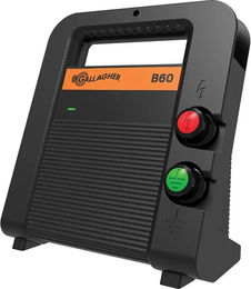 Gallagher B60 Elektrozaungerät 12V Akku-Weidezaungerät für Pferde Rinder Schafe und Ziegen bis 25 km – Bild 1 von 6