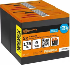Produktbild von Gallagher Batterie Set 2er Pack Orange Schwarz
