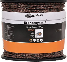 Produktbild von Gallagher Eco Zaunschnur aus Edelstahl in Braun