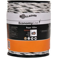 Produktbild von Gallagher Eco Zaunschnur aus Edelstahl in Weiß oder Schwarz