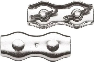 Produktbild von Gallagher Edelstahl-Schnurverbinder mit Flügelmutter in Silber 4er-Pack