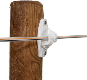 Produktbild von Gallagher Elektrozaun Isolatoren für Hühnerstall-Zubehör aus Kunststoff Weiß 175 Stück