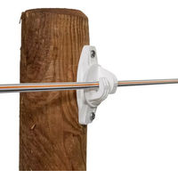 Produktbild von Gallagher Elektrozaun Isolatoren für Hühnerstall-Zubehör aus Kunststoff Weiß 175 Stück