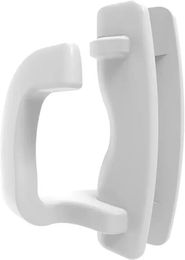 Produktbild von Gallagher Elektrozaun Isolatoren für Mehrdrahtpfähle aus Kunststoff Weiß 20 Stück