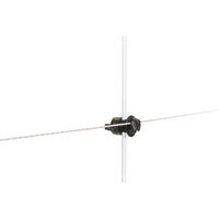Produktbild von Gallagher Elektrozaun-Isolatoren mit Mutter in Schwarz 250 Stück