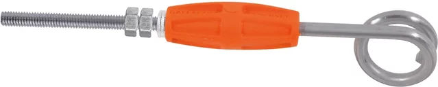 Produktbild von Gallagher Fernisolator mit Mutter Live Tip 20er Packung Silber Orange