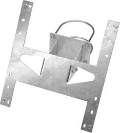 Produktbild von Gallagher Halterung für 10/20/30W Solarpanels aus Metall in Silber