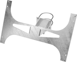 Produktbild von Gallagher Halterung für 50/60W Solarpanel aus Metall in Grau/Silber