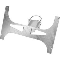 Produktbild von Gallagher Halterung für 50/60W Solarpanel aus Metall in Grau/Silber