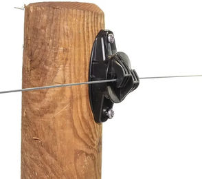 Produktbild von Gallagher Isolatoren für unterstützende Elektrozaeune aus Kunststoff Schwarz 25 Stück