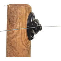 Produktbild von Gallagher Isolatoren für unterstützende Elektrozaeune aus Kunststoff Schwarz 25 Stück