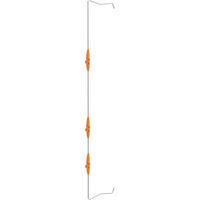 Produktbild von Gallagher Isolierter Zwischenpfahl 10er Pack Silber Orange