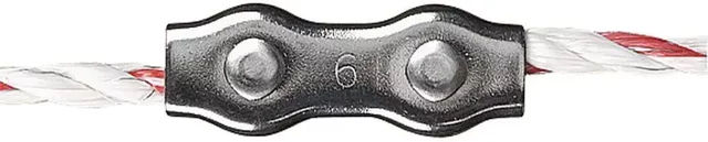 Produktbild von Gallagher Kordelverbinder aus Edelstahl Silber 4er Pack