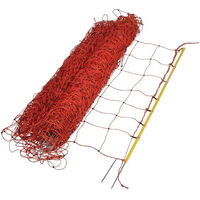 Produktbild von Gallagher Lammfilet Zaun 50m Orange Rot Kunststoff