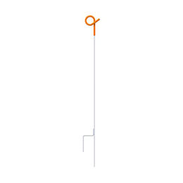 Gallagher Pigtail Federstahl-Weidezaunpfahl 10er Pack Orange 1,0 m aus Metall – Bild 1 von 2