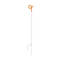 Produktbild von Gallagher Pigtail Federstahl-Weidezaunpfahl 10er Pack Orange 1,0 m aus Metall
