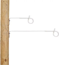 Produktbild von Gallagher Pigtail Isolatoren für elektrische Fernzäune Weiß 10 Stück