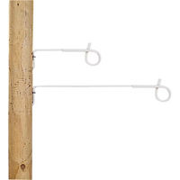 Produktbild von Gallagher Pigtail Isolatoren für elektrische Fernzäune Weiß 10 Stück