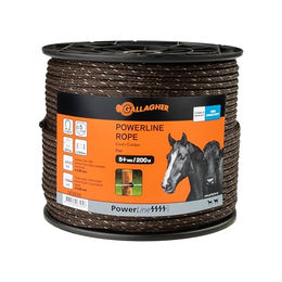 Gallagher PowerLine Cord Weidezaunseil Braun 200 m – Bild 1 von 4