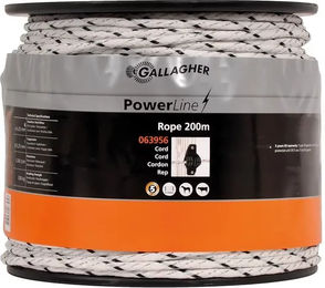 Produktbild von Gallagher PowerLine Zaunschnur aus Edelstahl in Weiß