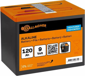 Produktbild von Gallagher Powerpack Alkaline-Batterie in Orange und Schwarz