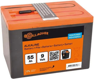 Produktbild von Gallagher Powerpack Alkaline-Batterie in Orange und Schwarz aus Kunststoff