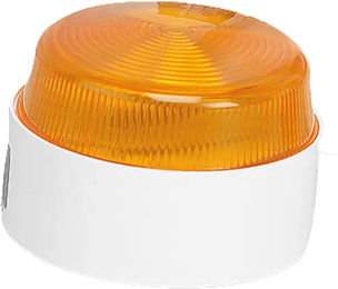 Produktbild von Gallagher Rundumleuchte für Zäune in Weiß und Orange