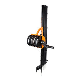 Gallagher SmartFence V2 Mobilzaun-Komplettsystem aus schwarzem Kunststoff mit 100 m Haspel – Bild 1 von 4