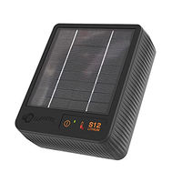 Produktbild von Gallagher Solar-Weidezaungerät S12 mit Lithium-Akku und Erdstab für Hunde, Katzen, Pferde, Rinder und Schweine bis 3,5 km Weidelänge
