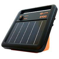 Produktbild von Gallagher Solar-Weidezaungerät S100 mit Akku und Metallfuß-Halterung für Pferde, Rinder und Schafe bis 30 km
