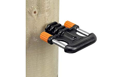 Gallagher Torgriff-Isolator Easy2use Elektrozaun-Isolatoren aus Kunststoff Schwarz 5er Pack – Bild 1 von 5