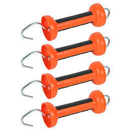 Gallagher Torgriff Soft Touch in Orange mit Edelstahlkordel 4er Pack – Bild 1 von 4
