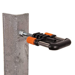 Gallagher Torgriffisolator Easy-To-Use Elektrozaun-Isolatoren für Eisenpfähle 5er Pack Schwarz aus Kunststoff – Bild 1 von 2