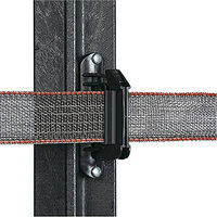 Produktbild von Gallagher TurboLine Breitband-Isolatoren für Elektrozaun aus Gummi Schwarz 20er Pack