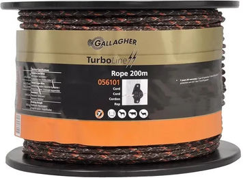 Produktbild von Gallagher TurboLine Zaunschnur aus Edelstahl in Braun oder Bunt