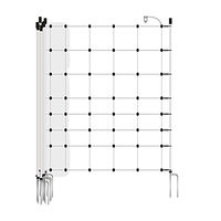 Produktbild von Gallagher Turbonetz Schafzaun 50 m 90 cm Doppelspitze Bunt