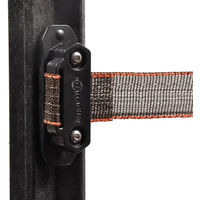 Produktbild von Gallagher TurboStar Elektrozaun Eckisolator für Pferdeband aus Kunststoff in Schwarz