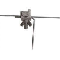 Produktbild von Gallagher Verbindungsschraube mit Flügelmutter aus Metall Silber Grau 10er Pack