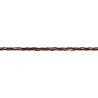 Produktbild von Gallagher Vidoflex Powerline Elektrozaunfaden in Braun mit Edelstahl - 400 m