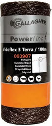 Produktbild von Gallagher Vidoflex Powerline Elektrozaunmaterial aus Edelstahl - 100 m