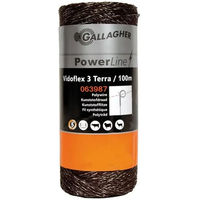 Produktbild von Gallagher Vidoflex Powerline Elektrozaunmaterial aus Edelstahl - 100 m