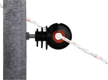 Gallagher XDI Ringisolatoren für Metallpfähle aus Kunststoff mit Schrauben 10 Stück – Bild 1 von 4