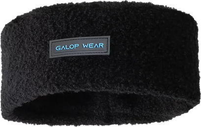 Galop Wear Bandana aus Merinowolle Schwarz Unisex Einheitsgröße – Bild 1 von 2