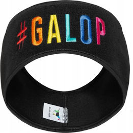 Produktbild von Galop Wear Fleece-Bandana Haarband für Damen und Herren in Schwarz für den Winter